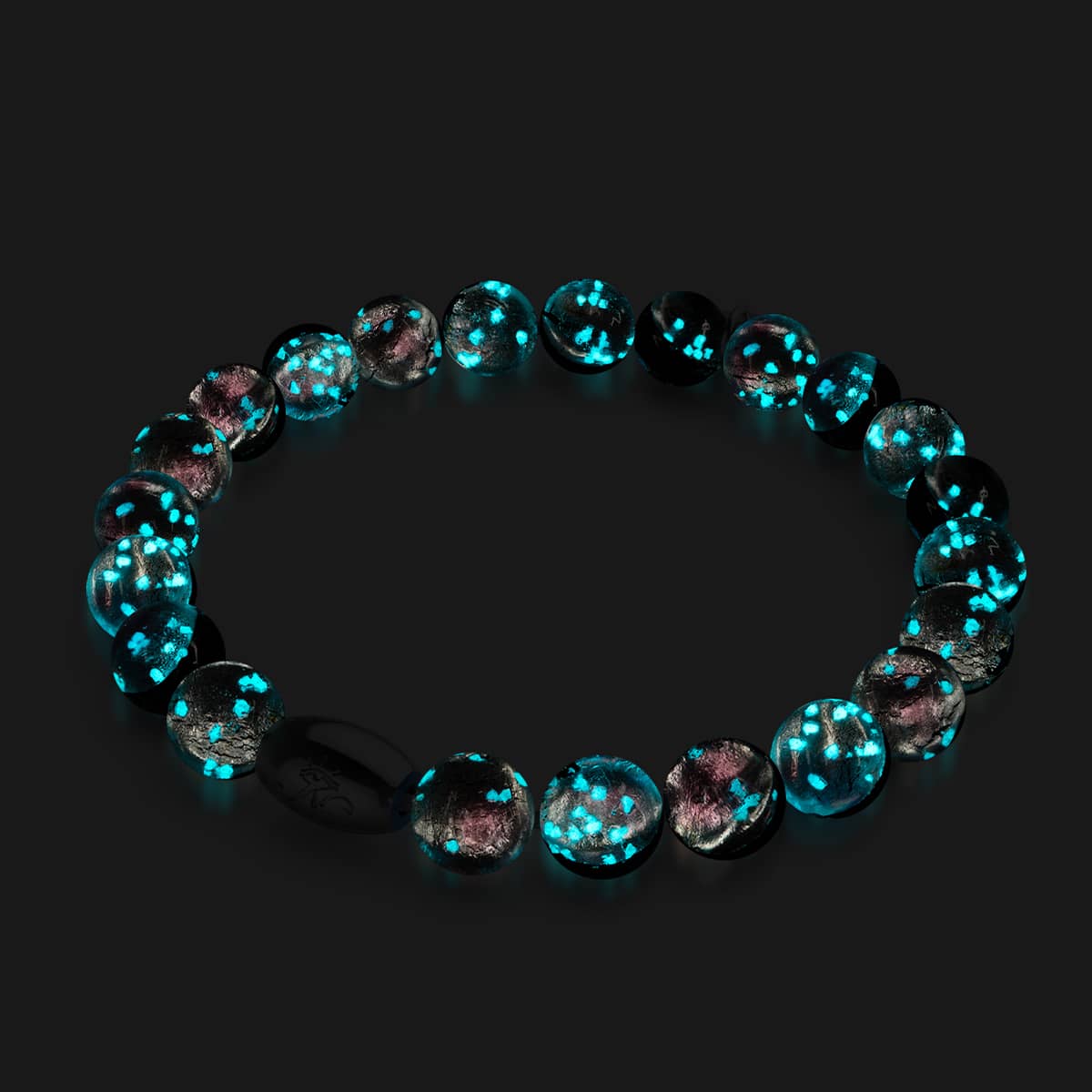 Pink Moon | .925 Sterling Silver | Lunar Glass Bracelet