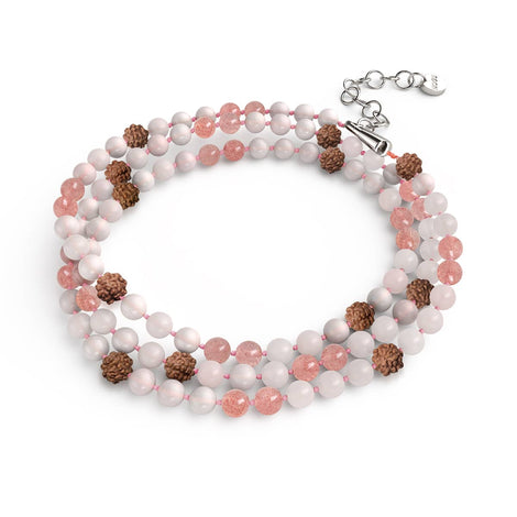 Mindfulness | Gemstone Rudraksha | Mala Spiritual Wrap