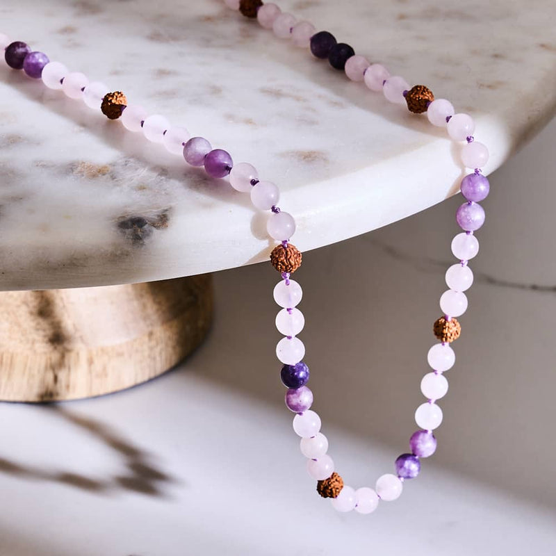 Namaste | Gemstone Rudraksha | Mala Spiritual Wrap