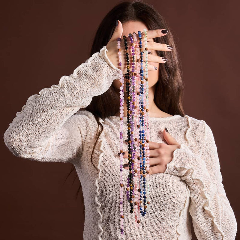 Shaolin Monk | Gemstone Rudraksha | Mala Spiritual Wrap