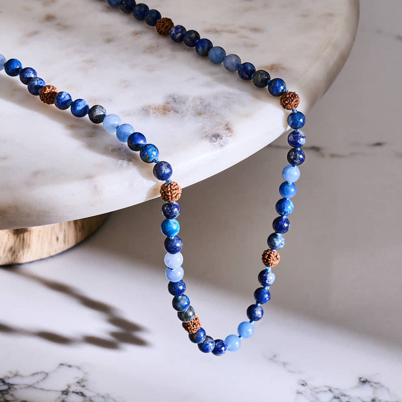Tao | Gemstone Rudraksha | Mala Spiritual Wrap