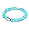 Aquamarine | .925 Sterling Silver | Mermaid Glass Bead Bracelet