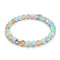 Peach | .925 Sterling Silver | Mermaid Glass Bead Bracelet