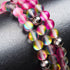 Pink Lemonade | Silver | Mermaid Glass Bead Bracelet