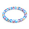 Unicorn Blue | Silver | Mermaid Glass Bead Bracelet