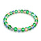 Unicorn Green | Silver | Mermaid Glass Bead Bracelet