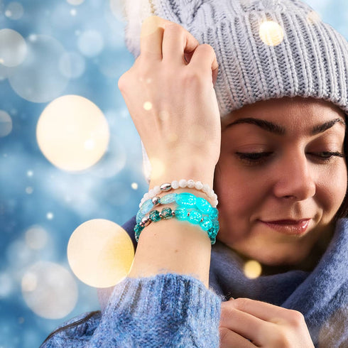 Roman Lily | .925 Sterling Silver | Millefiori Bracelet