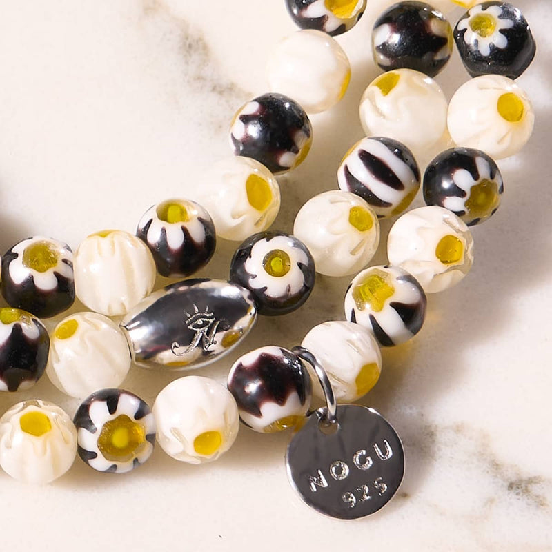 Tuscan Tulip | .925 Sterling Silver | Millefiori Bracelet