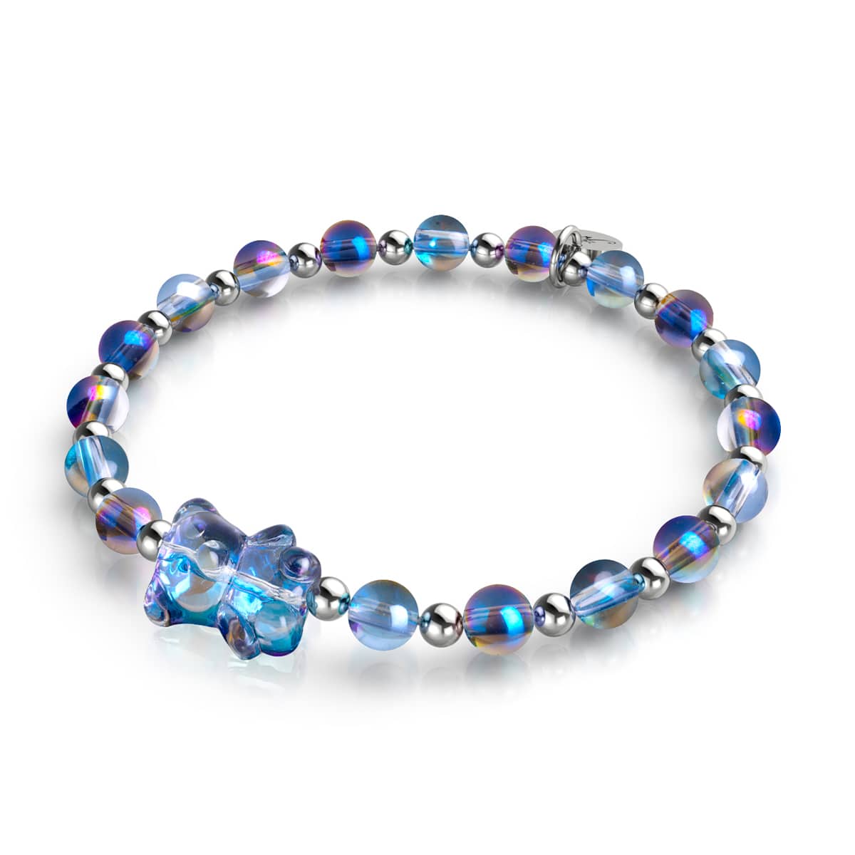 Unicorn Blue | Silver | Shimmer Bear Bracelet