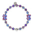 Unicorn Purple | Silver | Double Shimmer Bear Bracelet