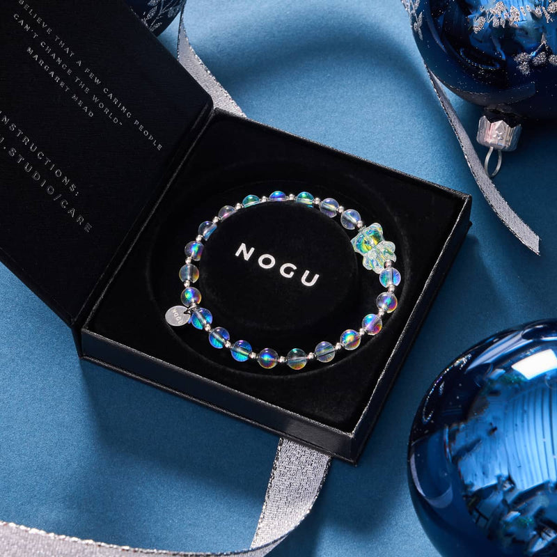 Unicorn White | Silver | Shimmer Bear Bracelet