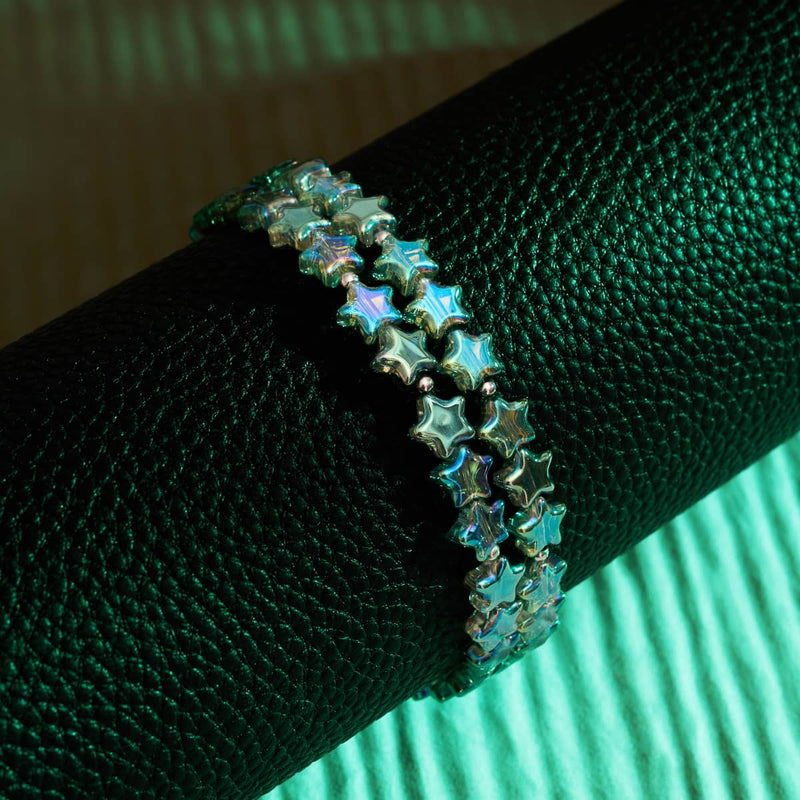 Emerald Borealis | .925 Sterling Silver | Star Wrap