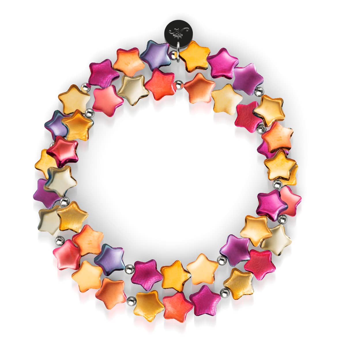 Scarlet Stardust  | .925 Sterling Silver | Star Wrap