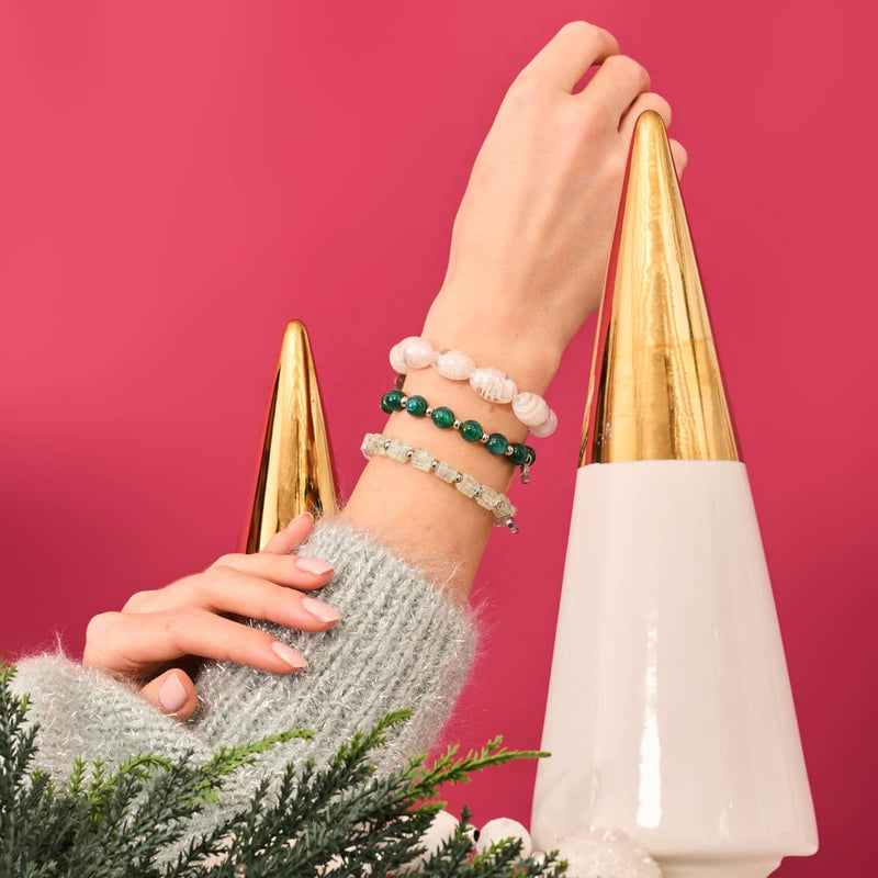 Powder Snow | Tempest Glass Bracelet