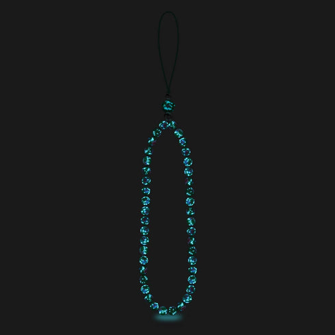 Blue Mistletoe | Firefly Glass | Phone Charm Strap