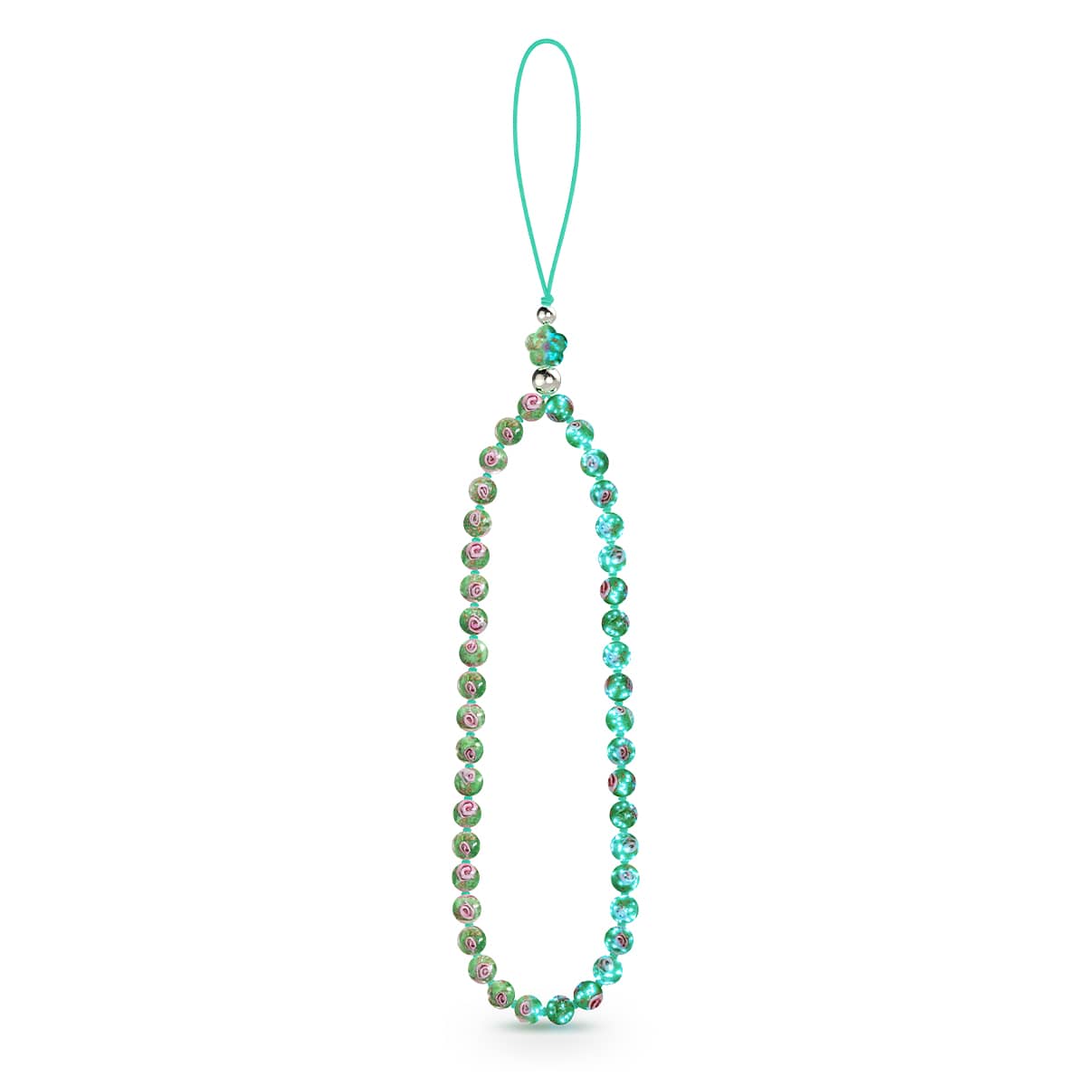 Blue Mistletoe | Firefly Glass | Phone Charm Strap