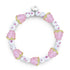 Polka Dot Pink | .925 Sterling Silver | Firefly Glass Berry Bracelet
