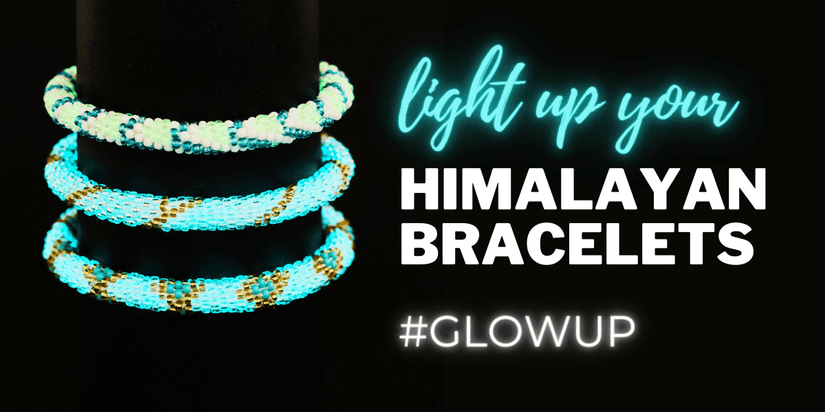 HOW TO CHARGE YOUR GLOW IN THE DARK HIMALAYA BRACELETS