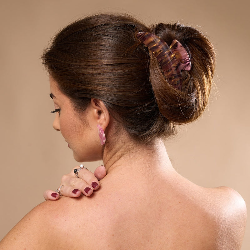 Flame at Dawn | Deluxe Cellulose Acetate Hair Claw