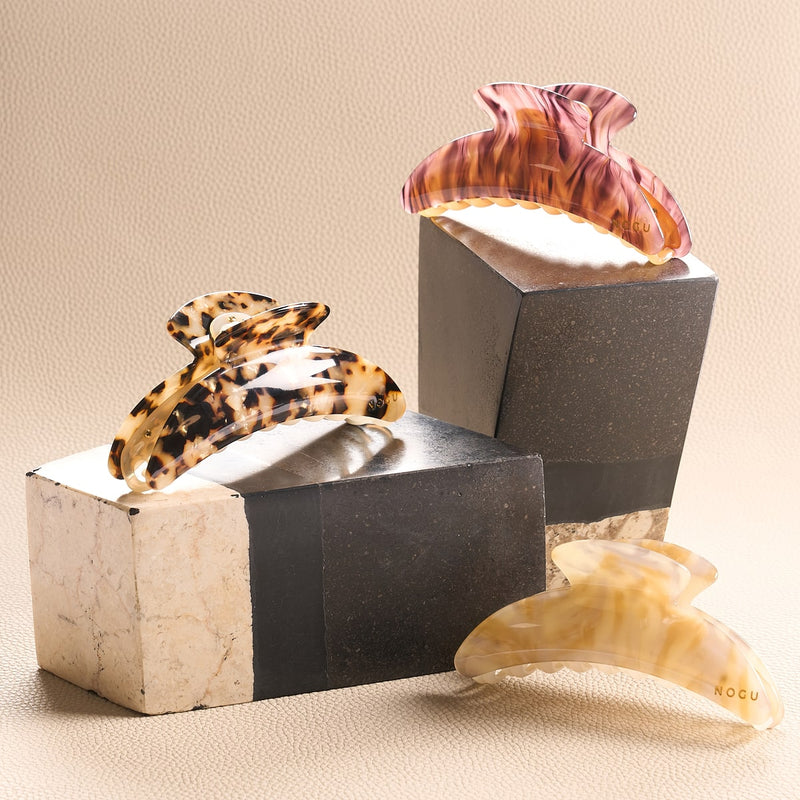 Flame at Dawn | Deluxe Cellulose Acetate Hair Claw