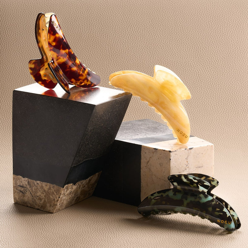 Amber Cloud | Deluxe Cellulose Acetate Hair Claw