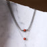 Red Jasper x Silver | Gemstone Chain Necklace