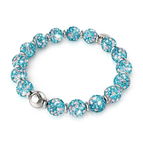 Turquoise Confetti | Deluxe Crystal Kikiballa Bracelet