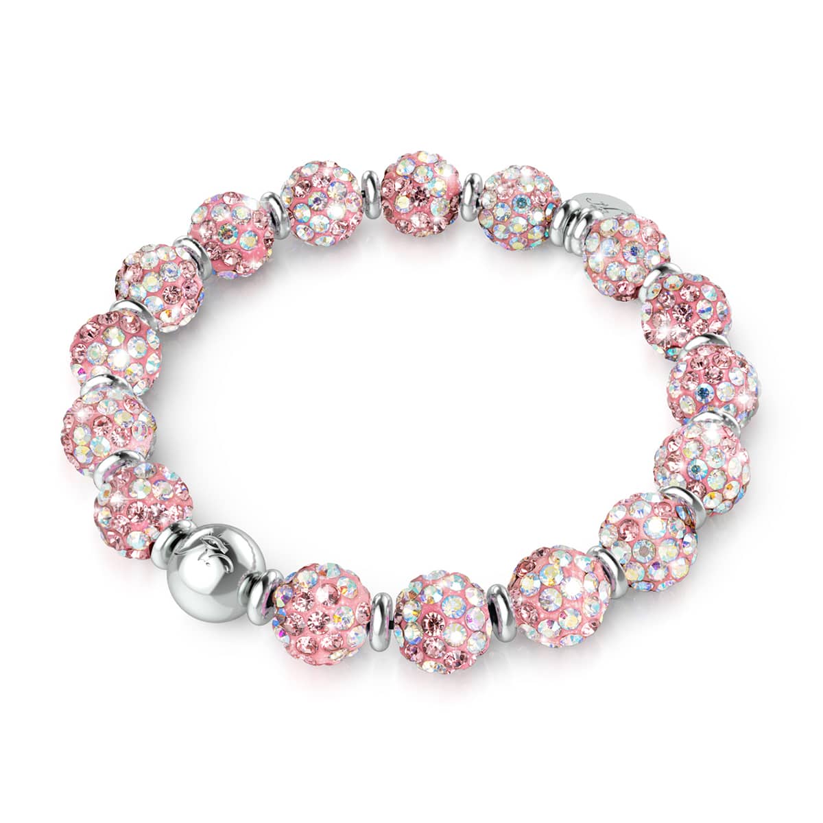 Strawberry Confetti | Deluxe Crystal Kikiballa Bracelet