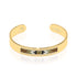 Rolling Hills | 18k Gold | Boho Bangle