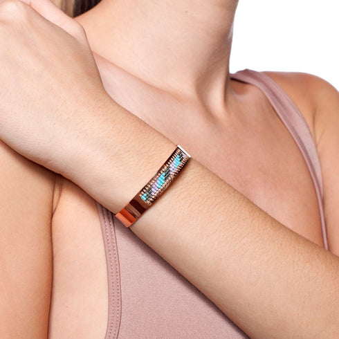 San Clemente | 18k Rose Gold | Boho Bangle