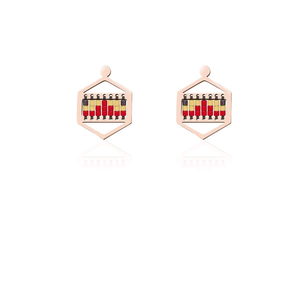 Palo Alto | 18k Rose Gold | Boho Earrings
