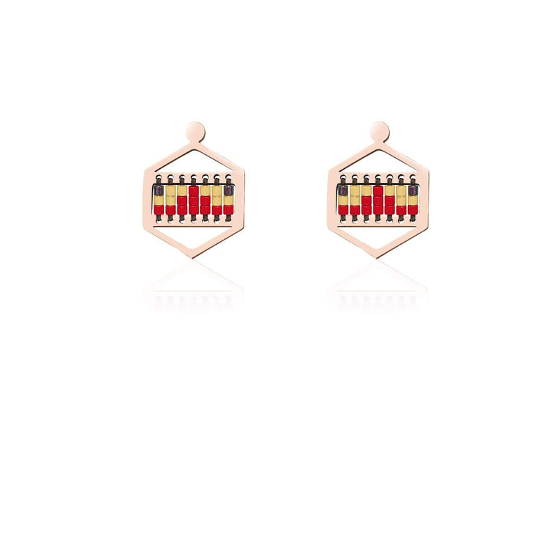 Palo Alto | 18k Rose Gold | Boho Earrings