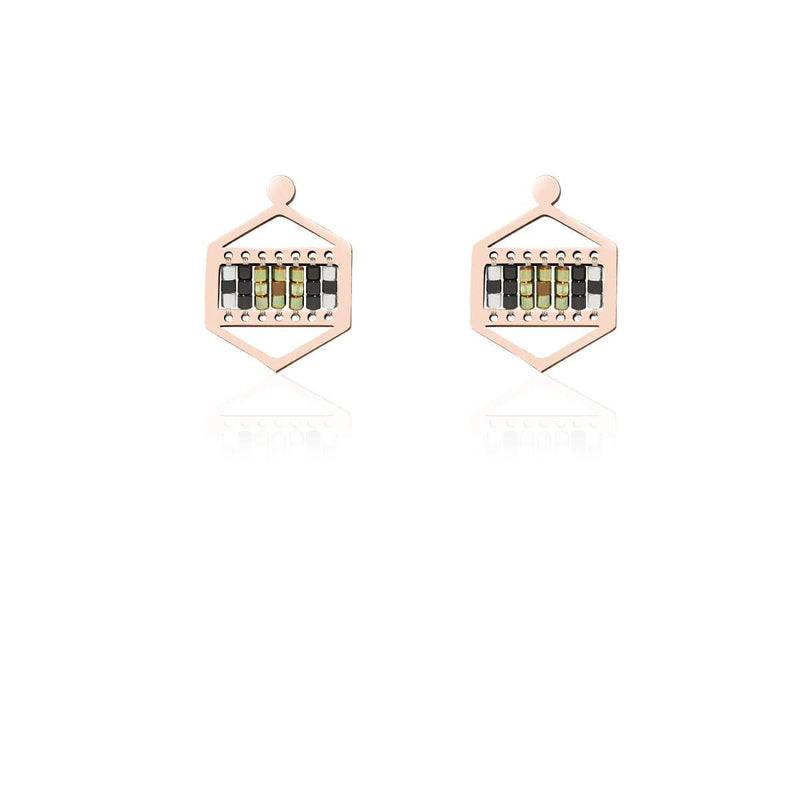 Rolling Hills | 18k Rose Gold | Boho Earrings