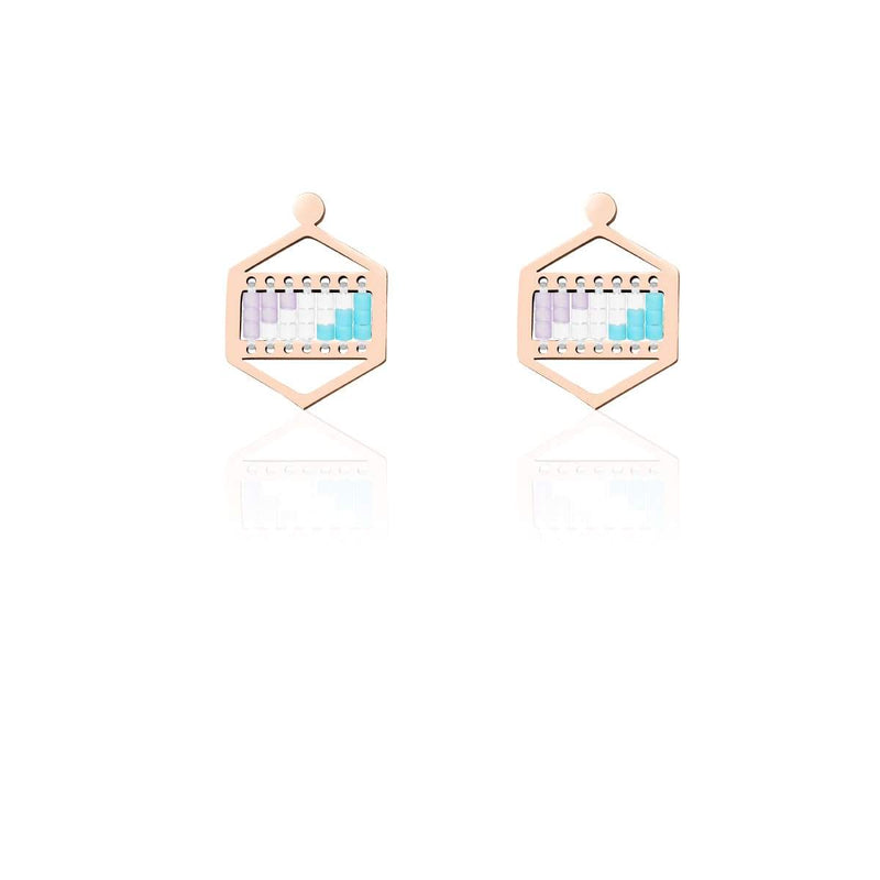 San Clemente | 18k Rose Gold | Boho Earrings