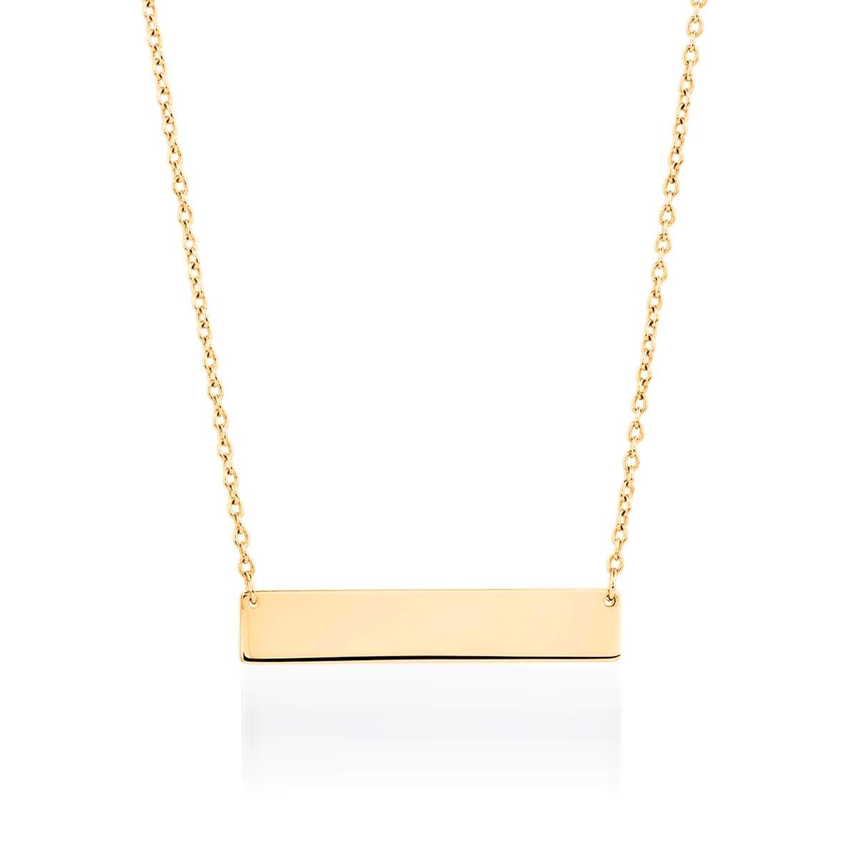 Minimalist Bar | 18k Gold | Gilded Necklace