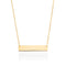 Minimalist Bar | 18k Gold | Gilded Necklace