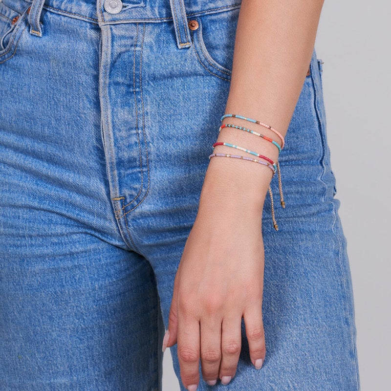 Mykonos | Japanese Miyuki Seed Bead | Stranded Bracelets