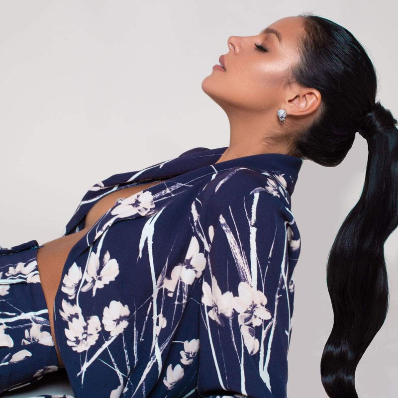 Panthera by Keysi Sayago | 18k White Gold | Cubic Zirconia Crystal Earrings