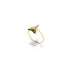 Shark Tooth Ring by Lauren Howe | .925 Sterling Gold Vermeil | Crystal