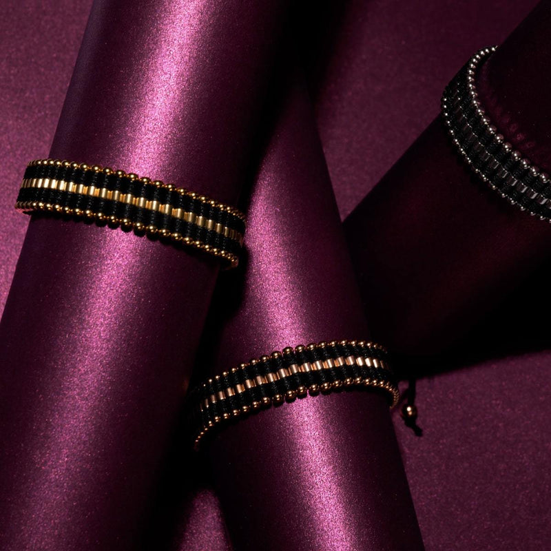 Black | 18k Gold | Amici Bracelet