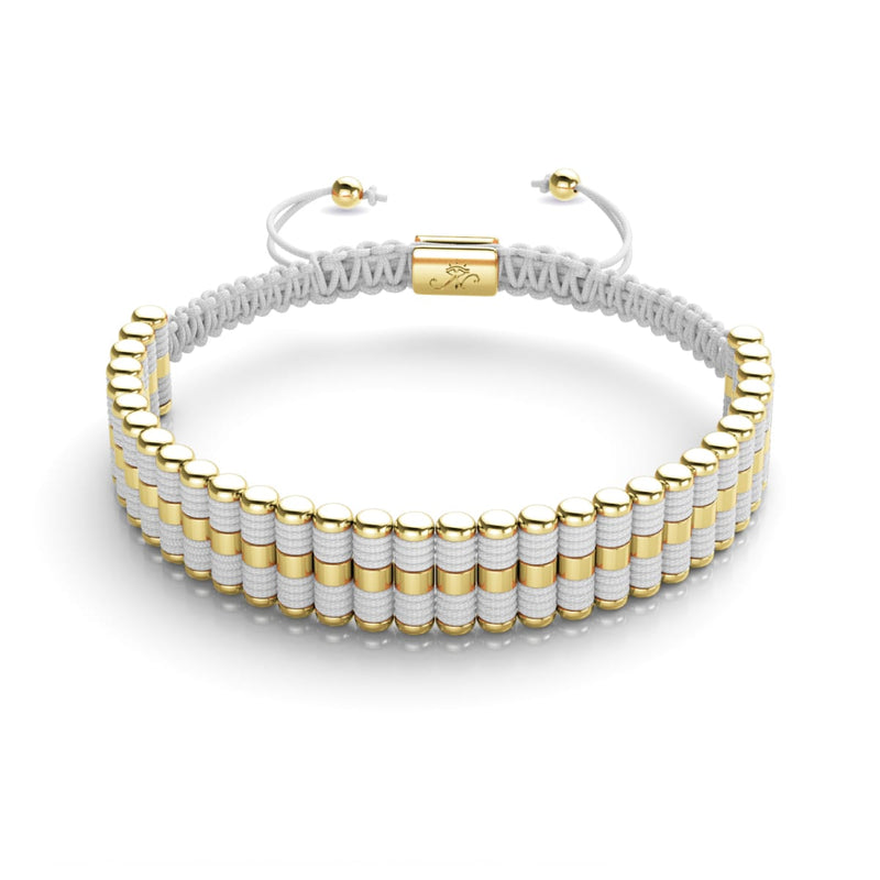 White | 18k Gold | Amici Bracelet