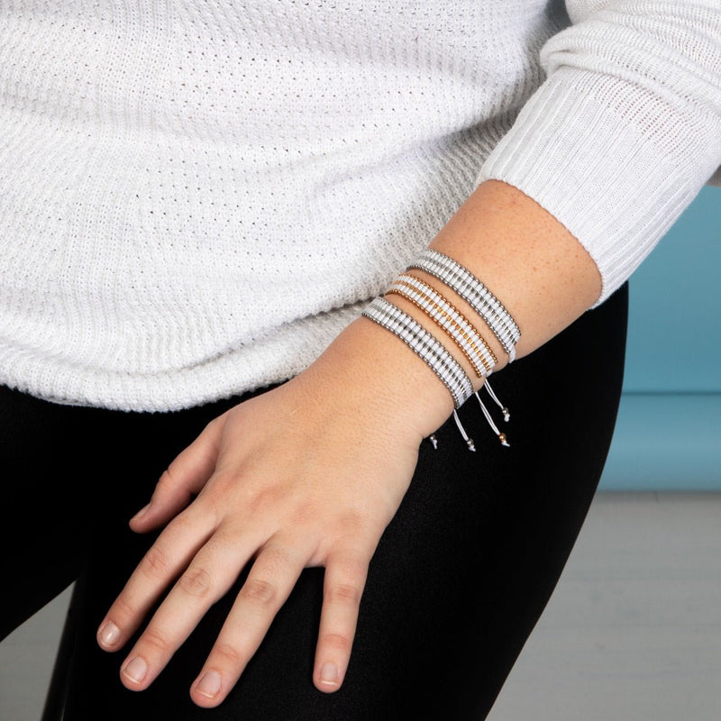 White | 18k Rose Gold | Amici Bracelet