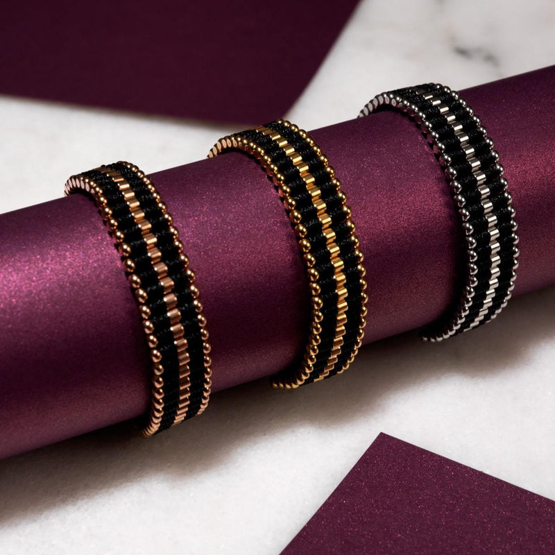 Black | Silver | Amici Bracelet