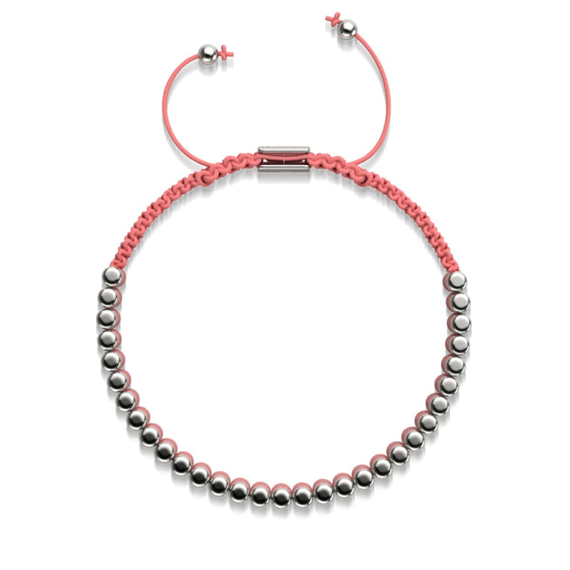 Coral | Silver | Amici Bracelet