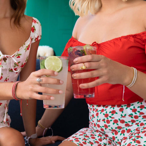 Red | Silver | Amici Bracelet