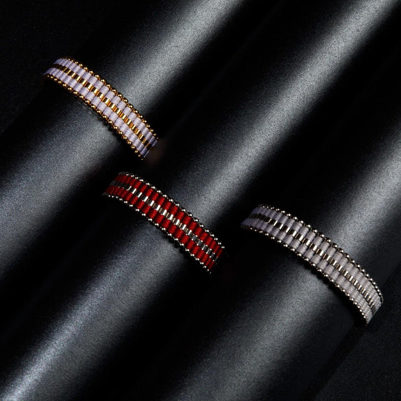 Red | Silver | Amici Bracelet