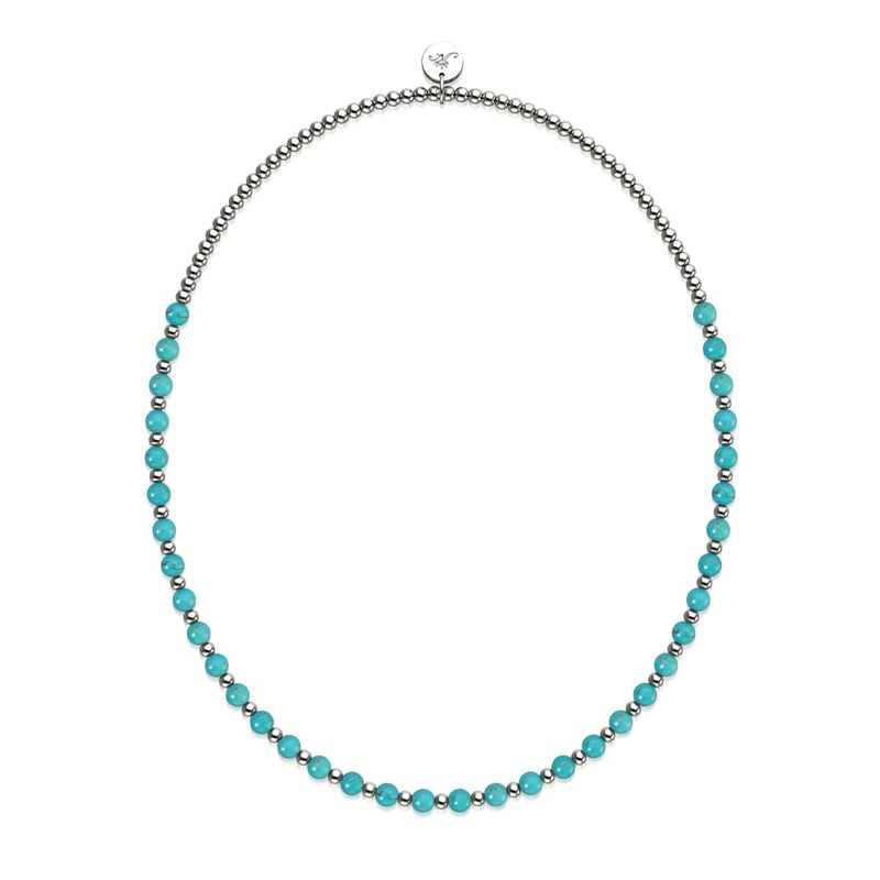 Turquoise x White Gold | Boho Gem Wrap