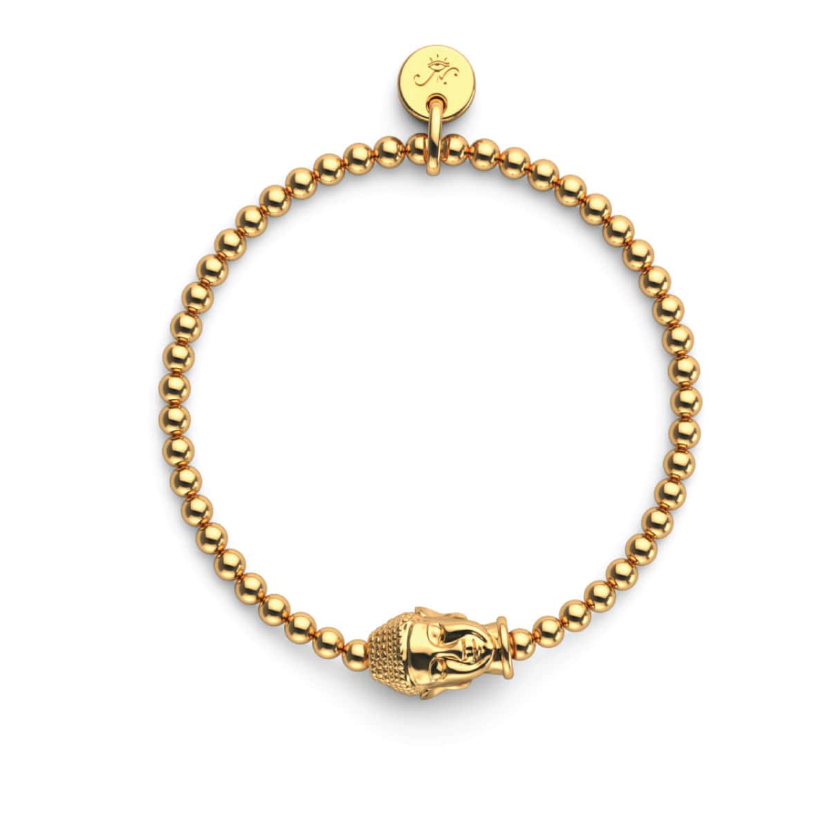 Dharma | 18k Gold | Buddha Charm Bracelet