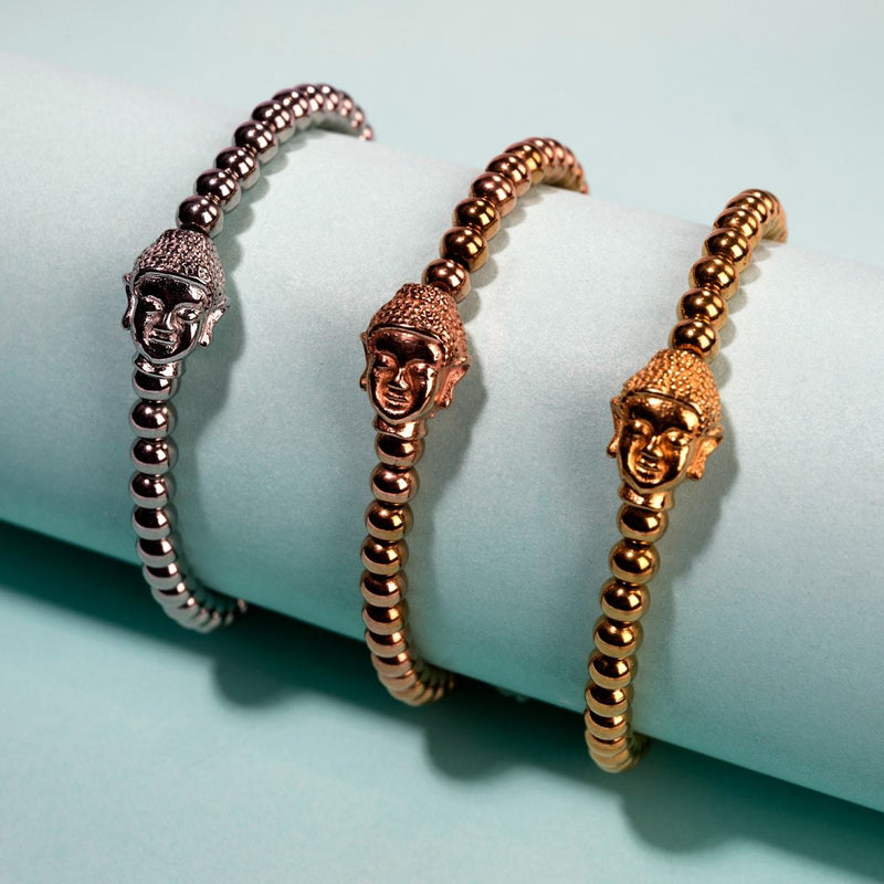 Dharma | 18k Rose Gold | Buddha Charm Bracelet