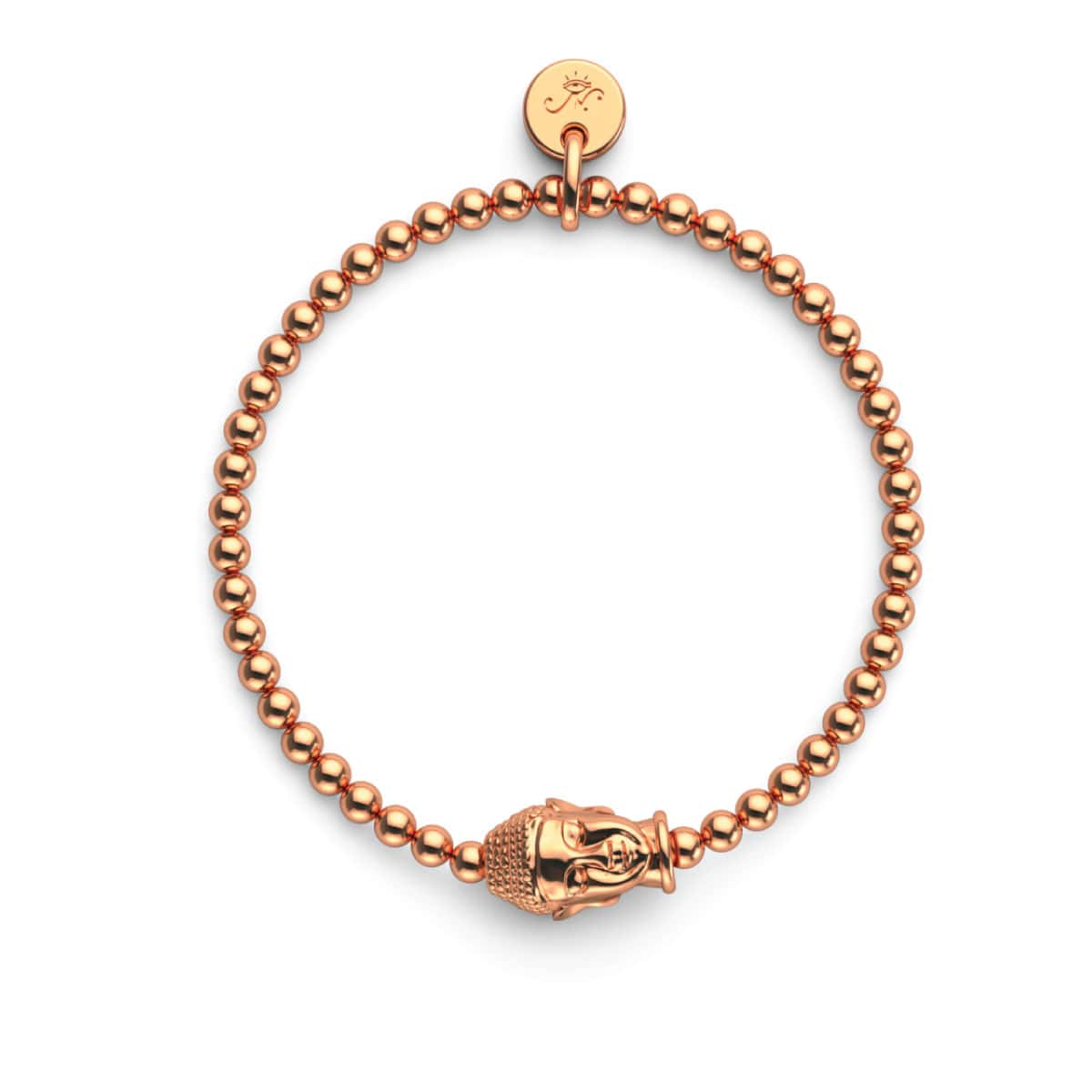 Dharma | 18k Rose Gold | Buddha Charm Bracelet